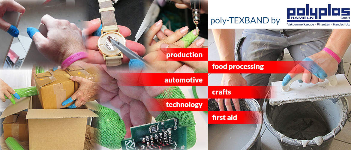 poly-TEXBAND: Hand- und Fingerschutz von POLYPLAS Hameln GmbH